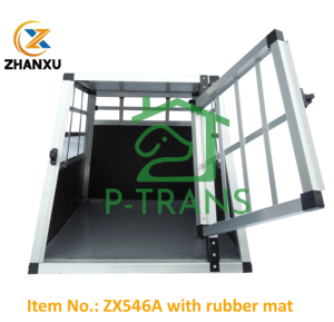 Popüler tek kapı alüminyum taşıma köpek kafesi ZX546A - Product Image 2