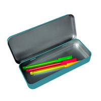 Trousse à crayons en étain personnalisée Boîte en métal pour écoliers