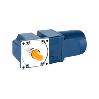 Moteur à engrenages hélicoïdaux AC monophasé 110V 220V de haute qualité, personnalisable, à vitesse réglable, à angle droit, pour imprimante, 25W IE2