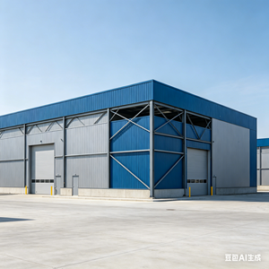 Energy Saving Eco Friendly Prefabricated Steel Structure Warehouse Recyclable Steel <b>Frame</b> Low Energy Eco Industrial Building - Product Image 4