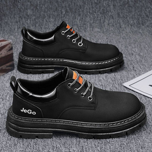 Chaussures de travail décontractées pour hommes, style coréen, respirantes, antidérapantes, toutes saisons, nouvelle collection automne - Product Image 4