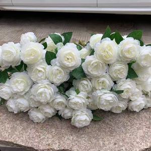 Fiori Artificiali di Peonia in Seta di Alta Qualità a 3 Teste per Matrimoni, Feste, Banchetti, Hotel, Sale e Decorazioni per la Casa - Product Image 3