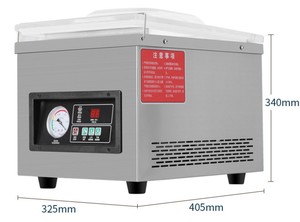 Machine d'emballage sous vide alimentaire de type Skin Pack, scelleuse sous vide de table à chambre unique pour la maison, mini machine d'emballage sous vide pour fromage et aliments - Product Image 5