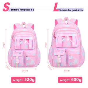 Custom Back Pack Girls Book Bag Class Beautiful Cute Student Kids Schoolbag Bookbags <strong>Children</strong> Backpack Bagpack School Bags - Product Image 4
