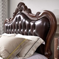 Juego de Dormitorio BAOBEI Clásico de Lujo de Mediados de Siglo, en Madera de Caoba Sólida, Cama King Size Ajustable con Opciones Personalizables