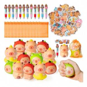 Kit de jouets anti-stress en TPR ultra-doux et écologique en forme de capybara pour la relaxation des enfants - TOYSRUNNER certifié EN71 - Product Image 3