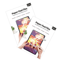 Film protecteur d'écran en hydrogel amovible TuoLi pour iPad, téléphones mobiles, sensation papier magnétique, écriture, peinture pour découpe