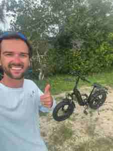 Bicicleta Plegable TST con Llantas Gruesas de 20"x4.0, Frenos Hidráulicos, Motor Trasero de 750W, Batería de Litio de 48V15A, Alcance de 70 km, Bicicleta Eléctrica Urbana - Product Image 5