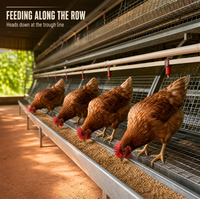Cage à poules automatique, équipement d'élevage avicole, Jaula Para Gallinas Ponedoras, poulailler, cage pour poules pondeuses