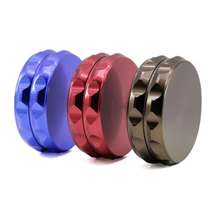 Parte 2 aviones mecanizado CNC de mano de aluminio aplastar Herb grinder raspador incluyen - Product Image 1