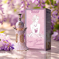 Crape Myrtle Beauty Lady Natural 5ML Bouteille délicate Parfum unique Marque originale Huile de parfum fruitée pour femmes