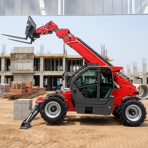 Sertifikasi EPA CE Tienu Forklift Teleskopik Diesel 4 Roda Pengangkat Konstruksi Pemuat Boom Teleskopik - Product Image 3