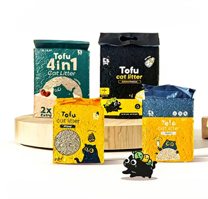 Litière pour <span class=keywords><strong>chat</strong></span> en tofu personnalisable à faible teneur en poussière pour l'<span class=keywords><strong>achat</strong></span> en gros auprès des fabricants - Product Image 1