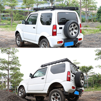 Accessoires de modification extérieure tout-terrain 4x4 très vendus, porte-bagages de toit, tente latérale pour Jimny JB43 1998-2018