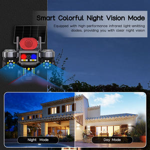 كاميرا حماية شمسية خارجية V380/Yoosee بدقة 6 ميجا بكسل ، عدسة تكبير 10x ، رؤية ليلية ثلاثية ، شبكة 4G ، رؤية ليلية نهارية CMOS - Product Image 5