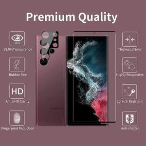 Sblocco di impronte digitali ad ultrasuoni in vetro temperato 9H antigraffio per <span class=keywords><strong>Samsung</strong></span> <span class=keywords><strong>Galaxy</strong></span> S23 <span class=keywords><strong>S22</strong></span> S21 Ultra 5G HD <span class=keywords><strong>Screen</strong></span> <span class=keywords><strong>Protector</strong></span> - Product Image 2