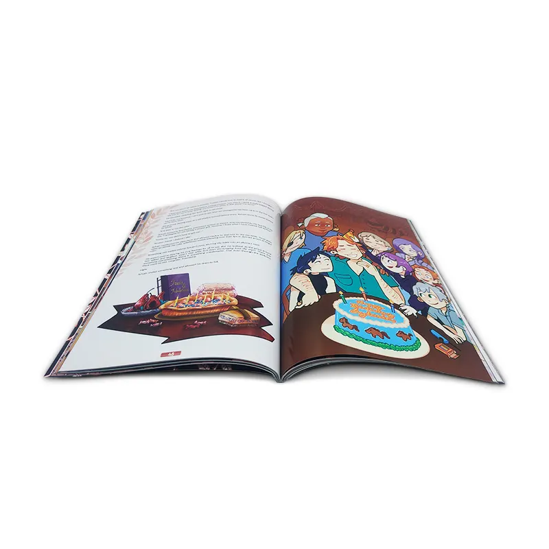 Custom Book custom Printing Services Fiction Comic Books Hardcover Magazine Printing