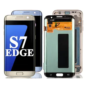 Sostituzione per Samsung Galaxy S7 Edge Display LCD G935F G935FD Touch Screen Digitizer Assembly parti di riparazione originali