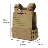 Gilet tactique léger personnalisé MOLLE, doublure en nylon antivol, universel toutes saisons pour la chasse et les activités de plein air, vente en gros