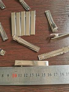 Pinza de pelo de cocodrilo de níquel con parte superior plana con dientes para proyectos de artes y manualidades - Product Image 3