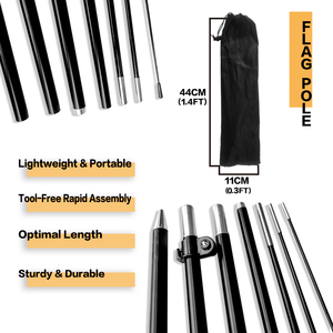 Cà Phê Cửa Hàng Màu Nâu Cup Lông Cờ Với Cột Cờ Ngoài Trời Biểu Ngữ Trang Trí Quảng Cáo Dấu Hiệu Cho Cửa Hàng Và Studio - Product Image 4