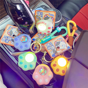 2025พวงกุญแจยางสำหรับผู้หญิง, พวงกุญแจพระอาทิตย์ตกสวยประณีตของขวัญเล็กๆที่แขวนตกแต่งด้วยการระเหิดของผู้ชาย3D - Product Image 3