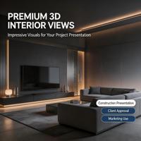 Service de conception d'intérieur personnalisé pour hôtels et appartements, dessin de construction 2D CAD, visualisation 3D