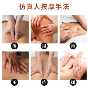 Oreiller de massage cervical Mingrentang, masseur électrique rechargeable pour le cou, les épaules et le dos avec télécommande - Product Image 2
