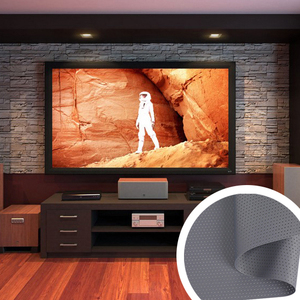 Film d'écran de projection pour home cinéma fixe et plat, acoustiquement transparent - Product Image 5