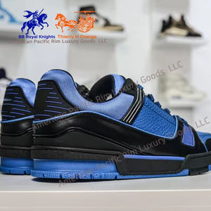 Chaussures de sport de luxe décontractées pour hommes, style course et marche, en cuir véritable, collection 2024 - Product Image 6