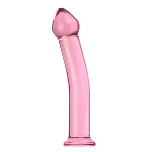 Productos para adultos Consolador de vidrio transparente Pareja Coqueteando Juguete sexual Masaje erótico - Product Image 4