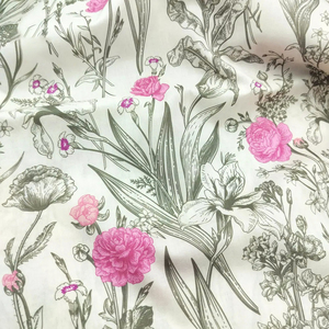 Tela <span class=keywords><strong>de</strong></span> popelina <span class=keywords><strong>de</strong></span> algodón 100% tejida Liberty con estampado Floral <span class=keywords><strong>de</strong></span> diseño Popular <span class=keywords><strong>de</strong></span> Venta caliente para prendas <span class=keywords><strong>de</strong></span> vestir - Product Image 3