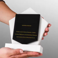 Premios de Cristal de Mármol JN Honor, Diseño Personalizado, Trofeo de Cristal de Mármol de Alta Calidad, Premio de Mármol Personalizado en Blanco