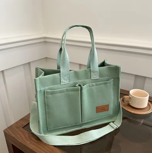 Women's <b>canvas</b> <b>bag</b> retro <b>canvas</b> shoulder <b>bag</b> <b>large</b> capacity women's shopping <b>bag</b> shopping <b>bag</b> - Product Image 2