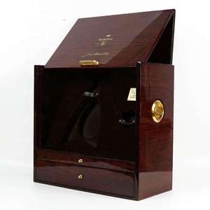 Boîte de présentation de vin et de whisky en bois MDF de luxe, faite à la main, avec finition laser, boîte cadeau en bois personnalisée (forme rectangulaire) - Product Image 3