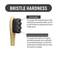 2023 nouveau meilleur produit 100% biodégradable marque privée bambou biologique Nano 10000 poils brosse à dents souple