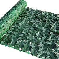 Rouleau de clôture artificielle en feuilles de lierre, écran d'intimité en feuilles artificielles, clôture en feuilles vertes pour jardin, balcon, patio, cour, décoration extérieure