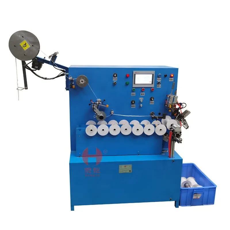 Suitable for all types of straps webbing coiling machine automatic strand rolling equipment cord winding machine