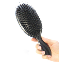 Brosse à coussin d'air démêlante de luxe avec boule en nylon poils antistatique rayé pagaie curling pour hommes femmes style séchage par soufflage