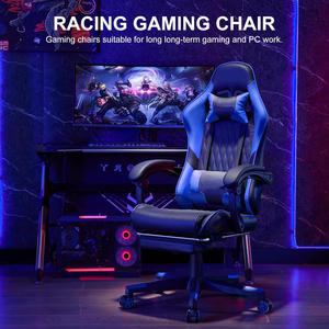 Muestra gratis Silla Gaming Cadeira <span class=keywords><strong>Gamer</strong></span> OEM con logotipo personalizado Opciones de color Juego de silla Gaming personalizable con reposapiés - Product Image 6