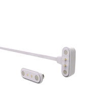 Pengisi Daya Jam Tangan Pintar Anak Universal, Kabel Pengisian Daya Magnetik, 2 Pin 2 Kontak untuk Jam Tangan Pelacak GPS, Kabel Penghubung