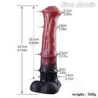 Énorme Godemichet Cheval Plug Anal pour Femme Grand Plug Anal Jouets Sexuels Buttplug Animal pour Homme Godemichets Anaux Masturbation