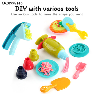 Tự làm bánh <span class=keywords><strong>Pizza</strong></span> thực phẩm nấu ăn màu đất sét Montessori chơi bột phim hoạt hình đồ chơi cho trẻ em - Product Image 5