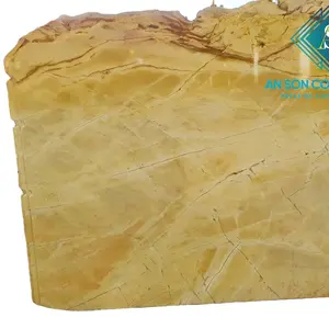 הצעה מיוחדת אבן מלוטש צהוב לוחות שיש וייטנאם השיש לבן-טבעי אבן יצוא מווייטנאם רצפת קיר לוחות
