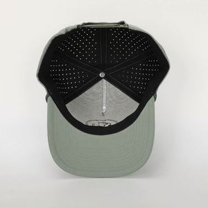 หมวกแก๊ปปักโลโก้สั่งทำคุณภาพสูง 5 แผง ปรับขนาดได้ ยูนิเซ็กส์ สีดำ โพลีเอสเตอร์ สำหรับเล่นกีฬา พร้อมเชือกผูก - Product Image 6