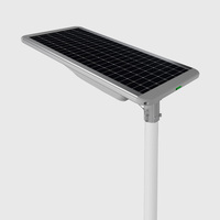 Lampadaire solaire tout-en-un pour routes rurales, boîtier en aluminium, éclairage extérieur durable
