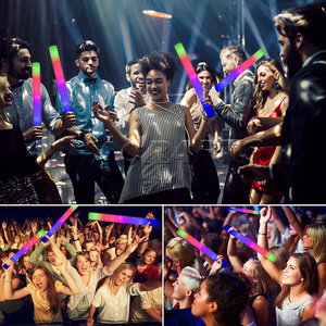 מקלות קצף זוהרים עם תאורת לד במחיר מפעל חדש לשנת 2026, מקלות זוהרים לילדים, מסיבות רייב, ימי הולדת, חתונות, חג המולד, ליל כל הקדושים - Product Image 3