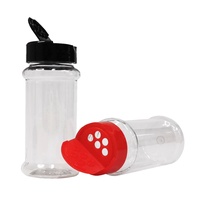 Bouteille en plastique de 100 ml pour épices, herbes, poudres, assaisonnement, pot à secouer
