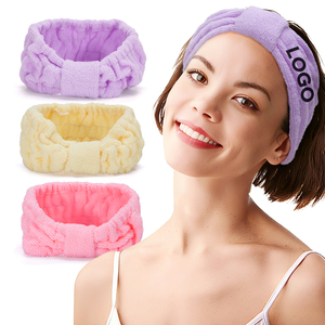 Diadema de Microfibra para Spa, 21*9 cm, Elástica, para Lavar la Cara, Maquillarse, Ducharse, Yoga, Regalo para Mujeres y Niñas, Venta al Por Mayor - Product Image 1