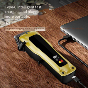 Ensemble de coiffeur <span class=keywords><strong>professionnel</strong></span> pour hommes tondeuses à cheveux rechargeables USB sans fil à usage domestique tondeuses en langue de fonctionnement française - Product Image 3